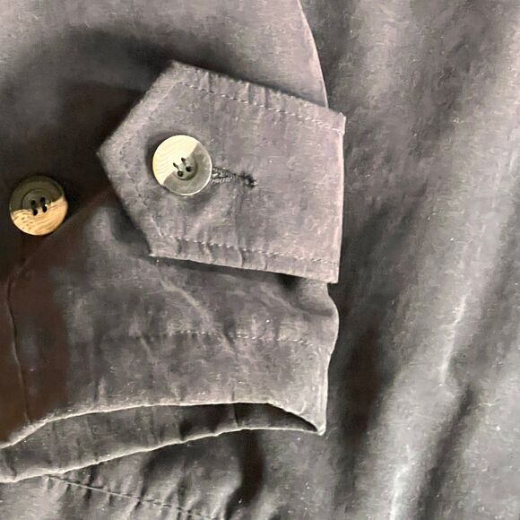 Metropolitan View Mens black Raincoat Jacket Raglan Sleeves XL - Picture 12 of 13